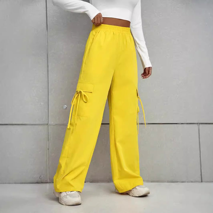 Damen Cargo-Hose mit elastischem Bund und praktischen Taschen Drune