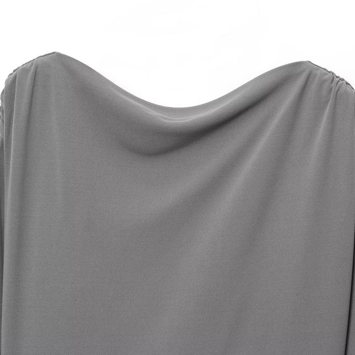 Damen elegantes Set aus lässigem Oberteil und schicker Maxi-Rock Drune