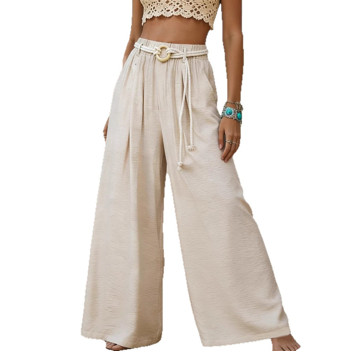 Damen weite Stoffhosen Drune