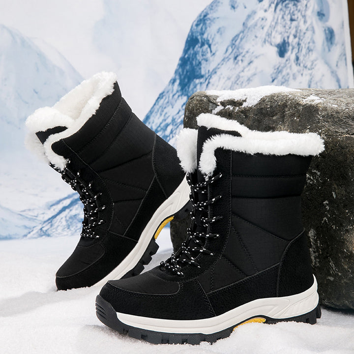 Damen Winter-Stiefel mit isolierendem Futter und rutschfester Sohle Drune