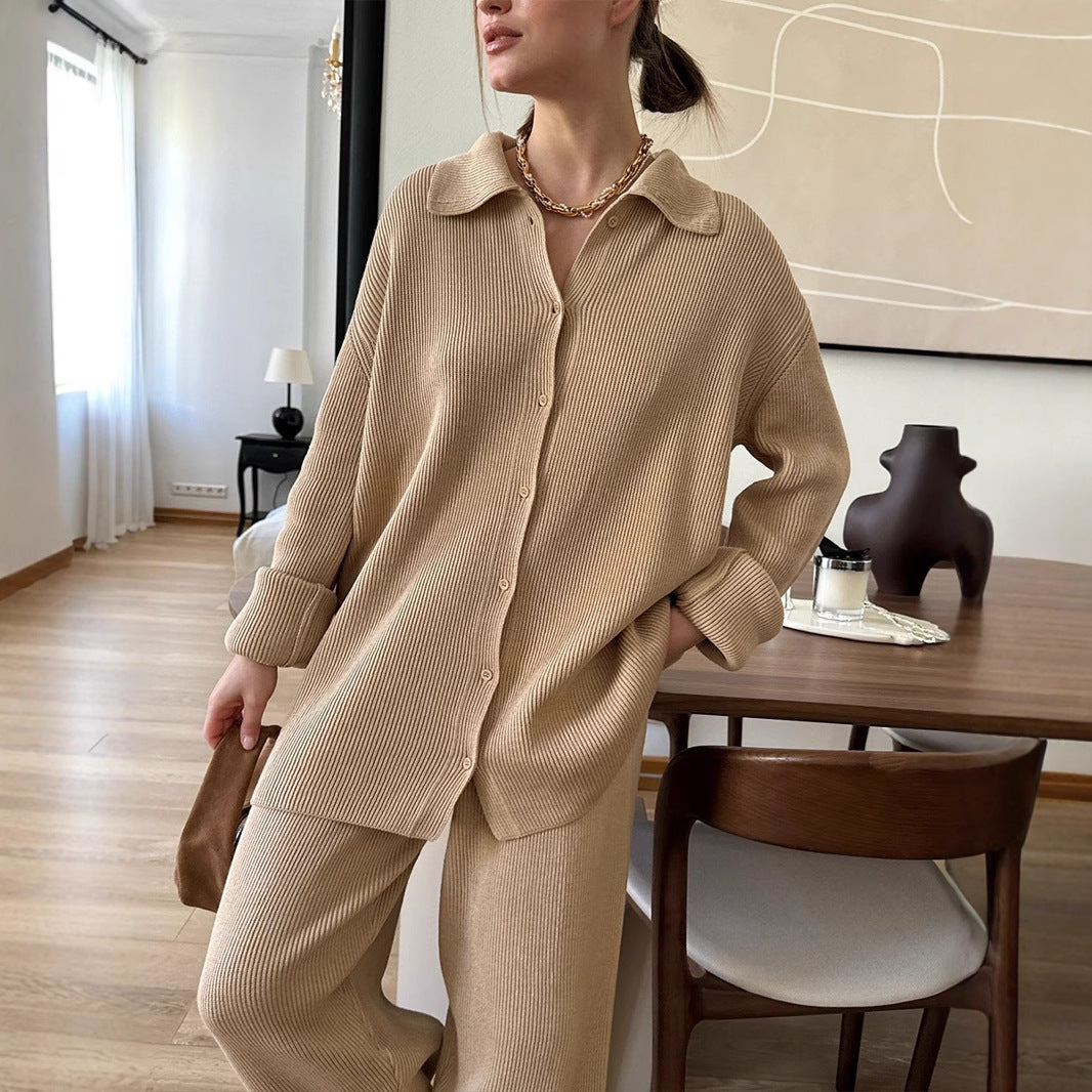 Damen Strickoberteil mit schickem Rippmuster Drune