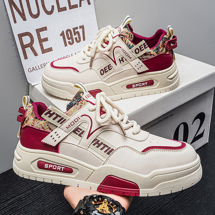 Damen Sportliche Sneakers mit modischem Profil und atmungsaktivem Mesh-Einsatz Drune