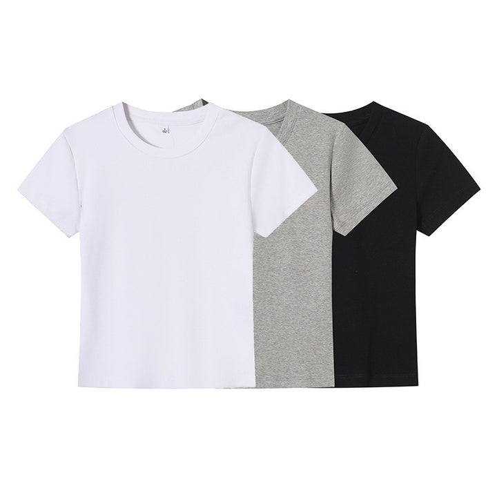 Damen Basic T-Shirt mit Rundhalsausschnitt und atmungsaktivem Material Drune