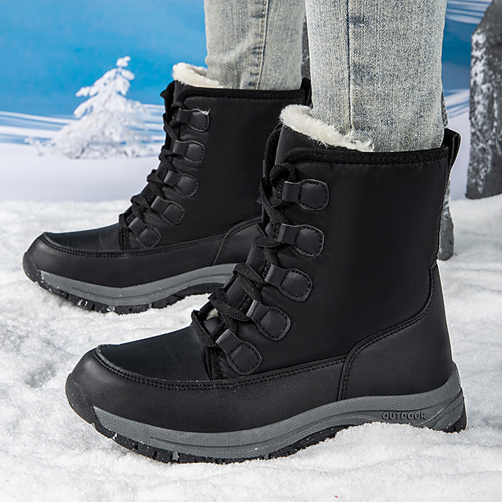 Damen Winterboots mit rutschfester Sohle und isolierendem Futter Drune