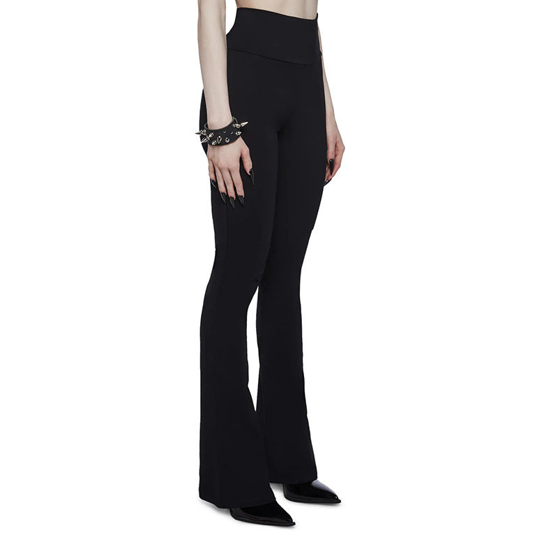 Damen Sportliche Bootcut-Hosen mit hohem Bund und Figur schmeichelndem Schnitt Drune