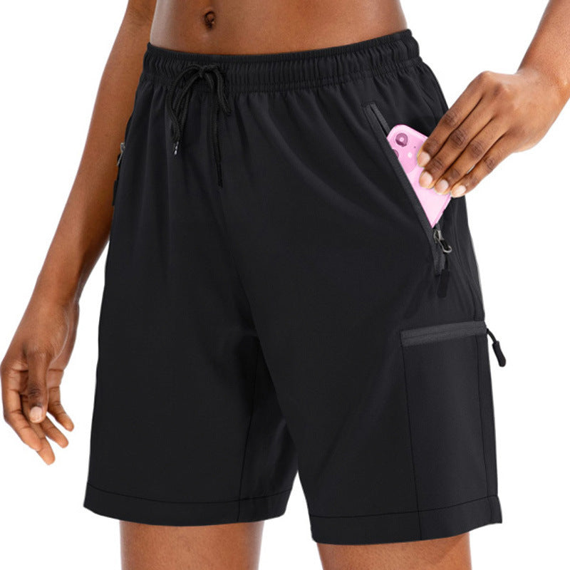 Damen Sportliche Shorts mit innovativen Seitentaschen Drune
