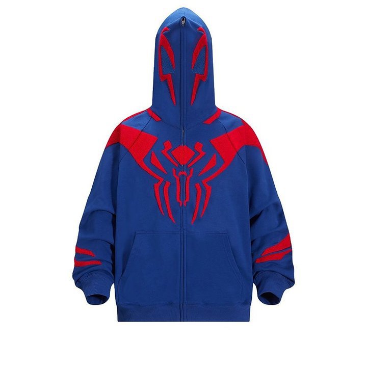 Kinder Grafikdesign Kapuzenpullover mit Reißverschluss Drune