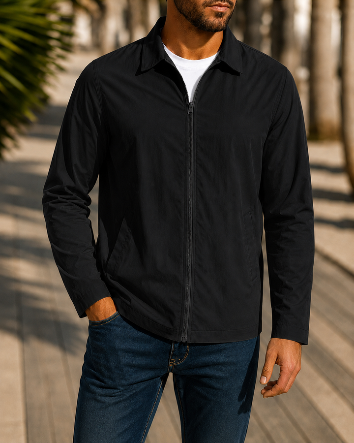 Herren lässige Freizeitjacke mit innovativer Windschutztechnologie Drune