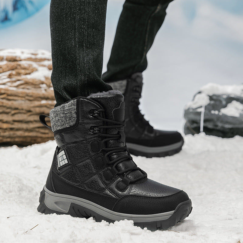 Damen Winterwanderstiefel mit isolierender Innenpolsterung und rutschfester Sohle Drune