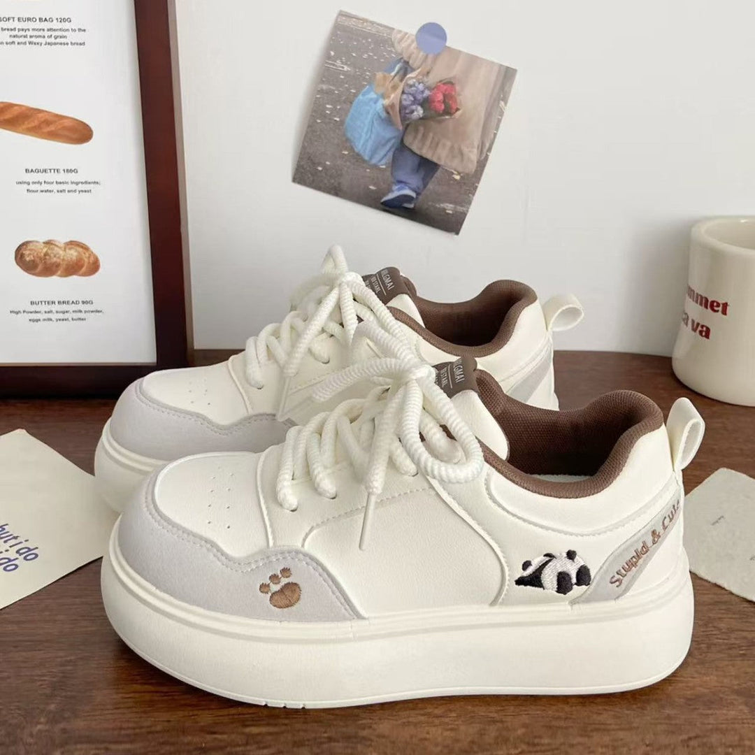 Damen Sneaker mit verspielten Tiermotiven und bequemer Dämpfung Drune