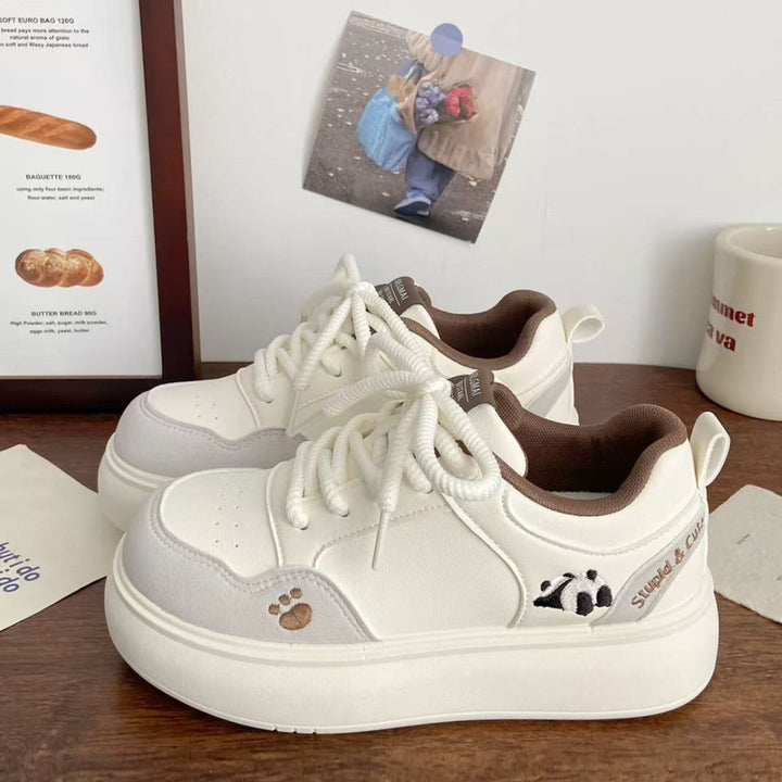 Damen Sneaker mit verspielten Tiermotiven und bequemer Dämpfung Drune