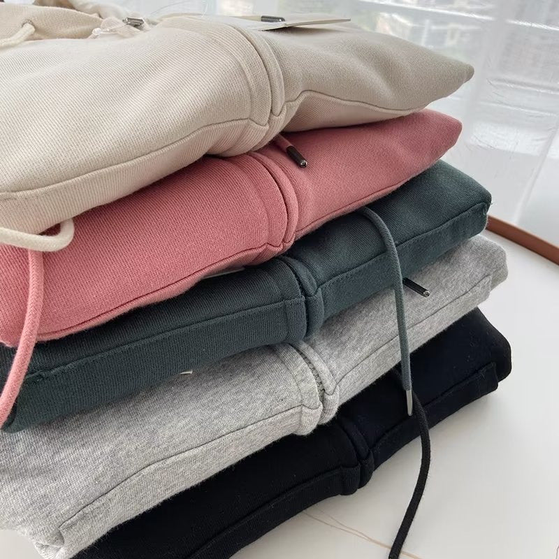 Damen lässige Kapuzenjacke mit sportlichem Schnitt Drune