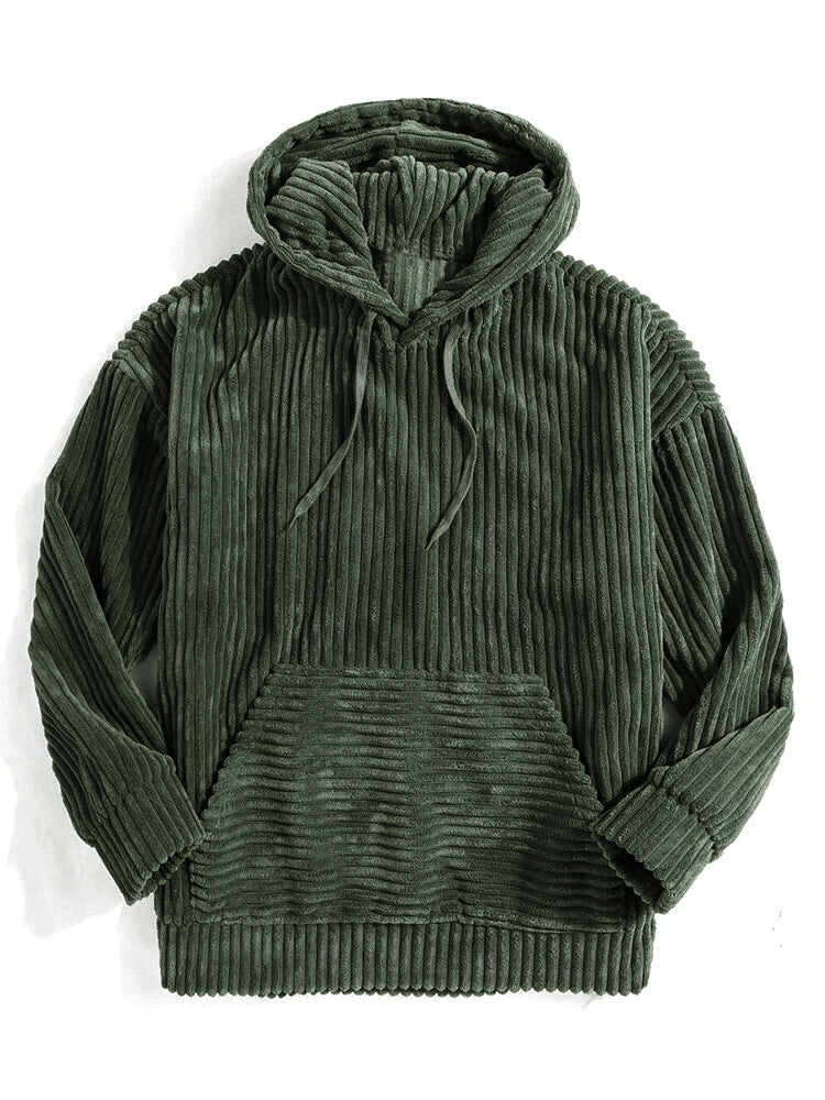 Damen Grob gestrickter Hoodie Drune