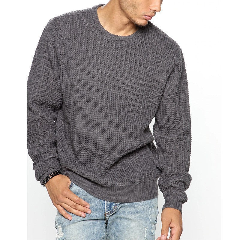 Herren Grobstrickpullover mit modernem Schnitt und kuscheligem Innenfutter Drune