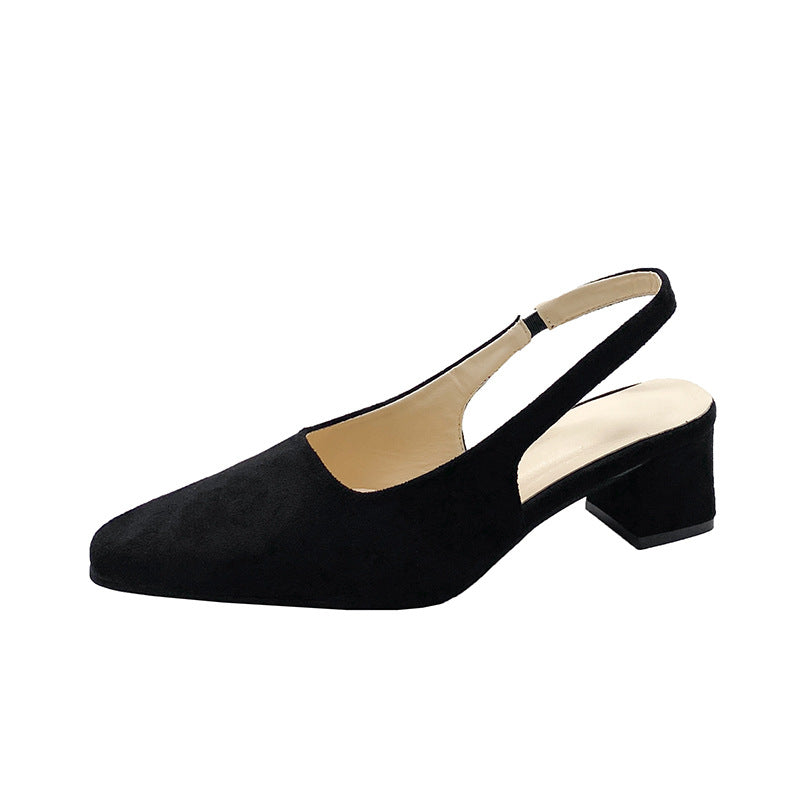 Damen Elegante Slingback Blockabsatz Mules Drune
