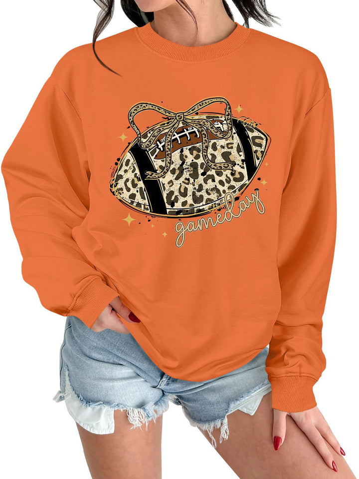 Damen Sweatshirt mit aufregendem Sportmotiv und lässigem Schnitt Drune