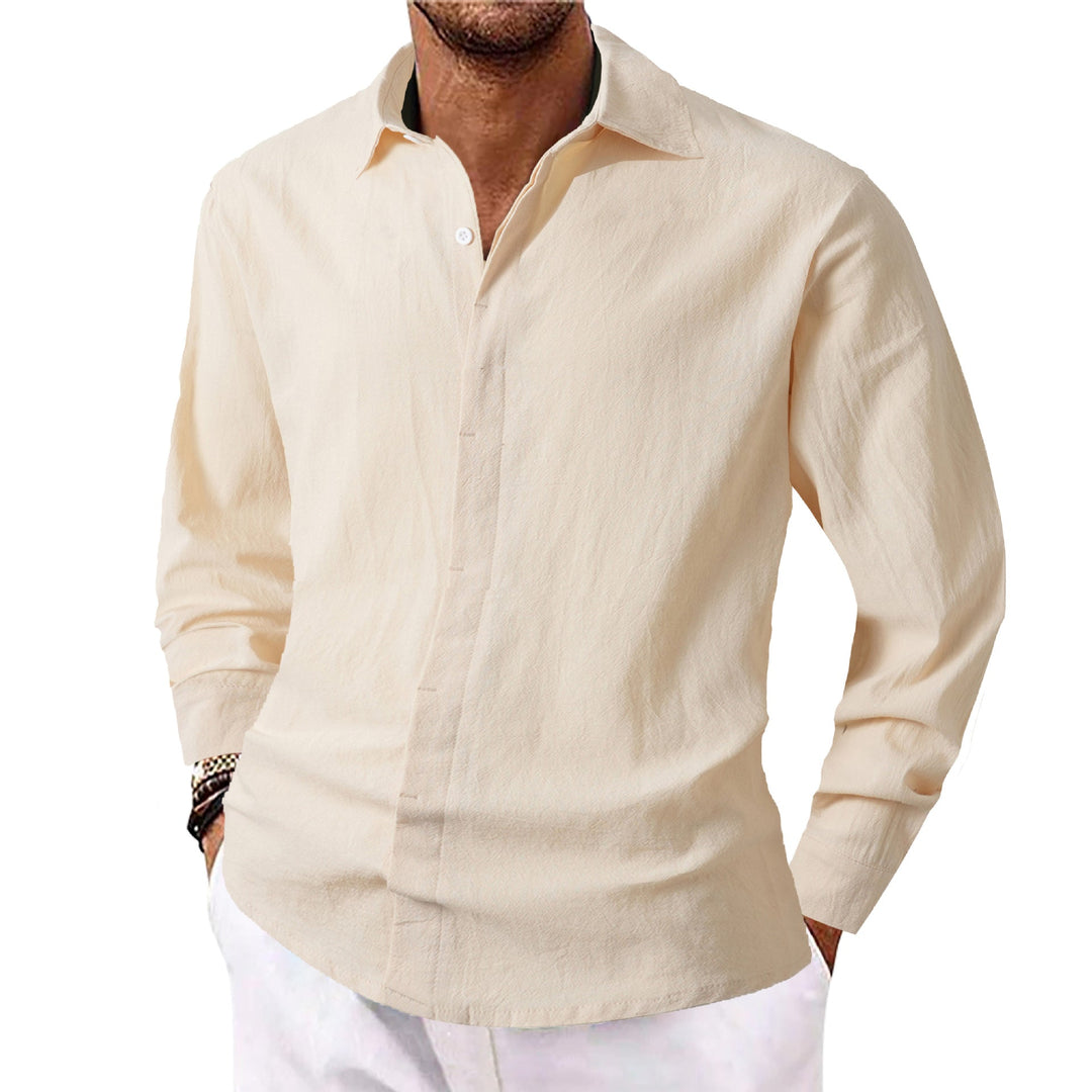 Herren Elegantes Casual-Hemd mit Slim-Fit Schnitt Drune