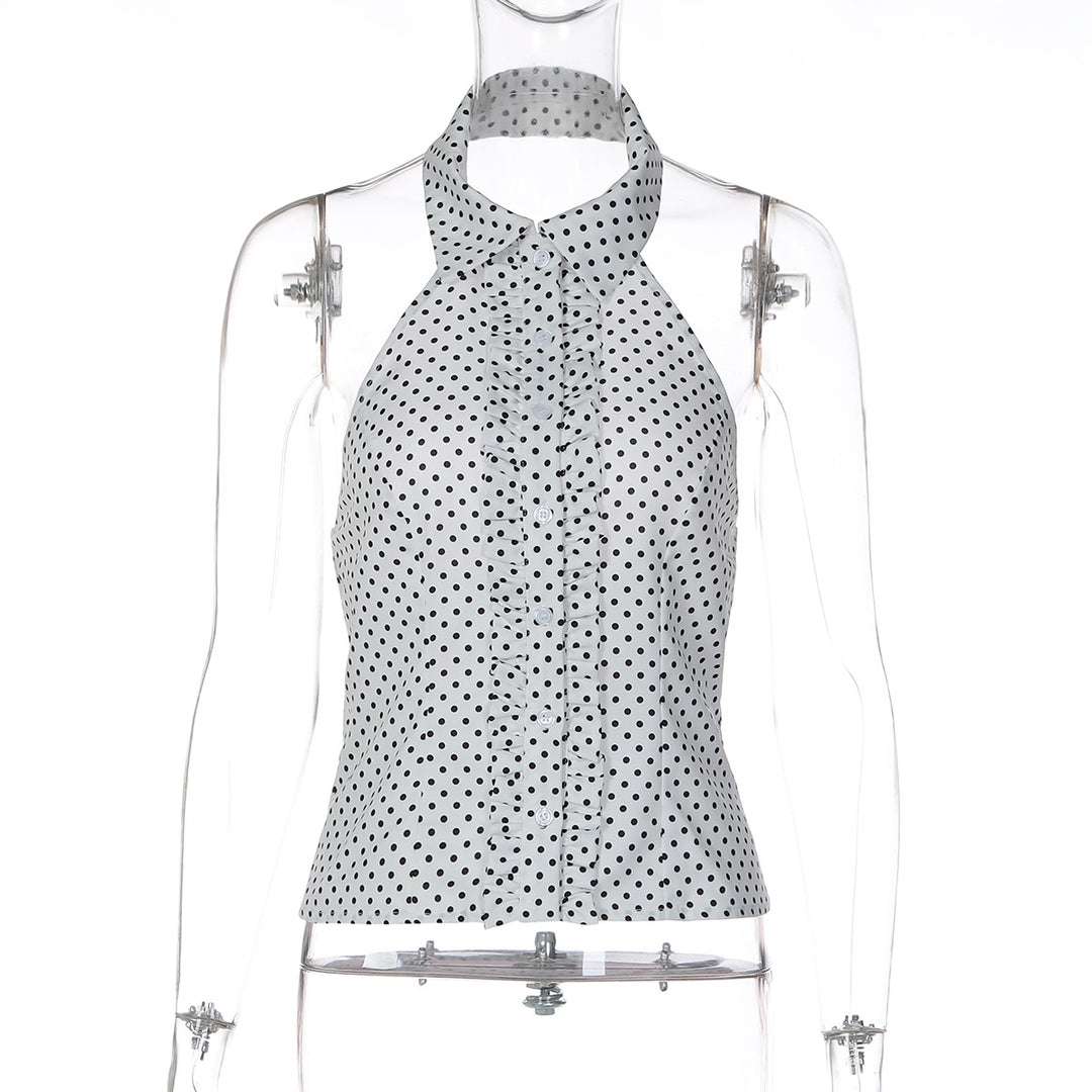 Damen Hemd mit Rüschendetails Drune