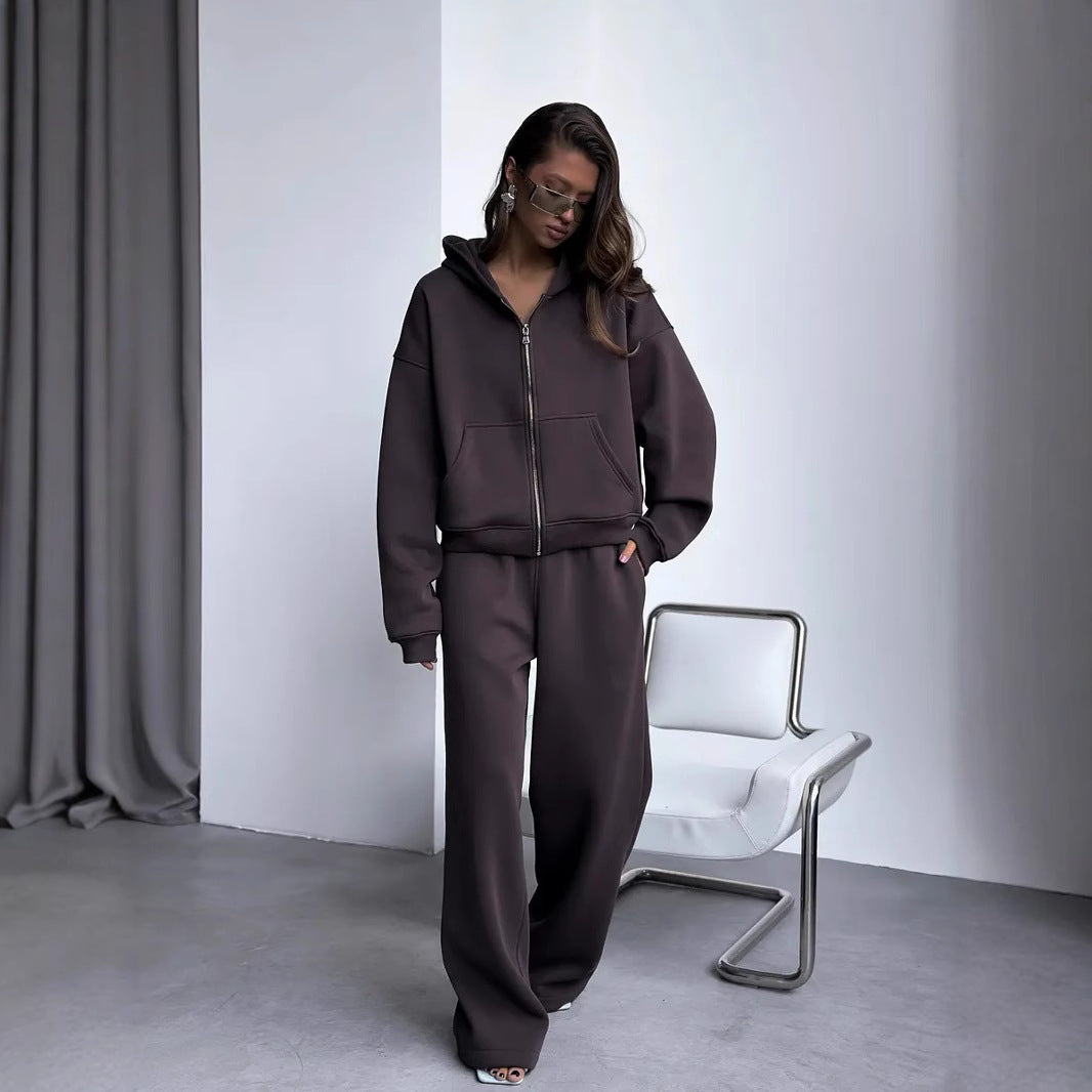 Damen lässige und elegante Kapuzenjacke Drune