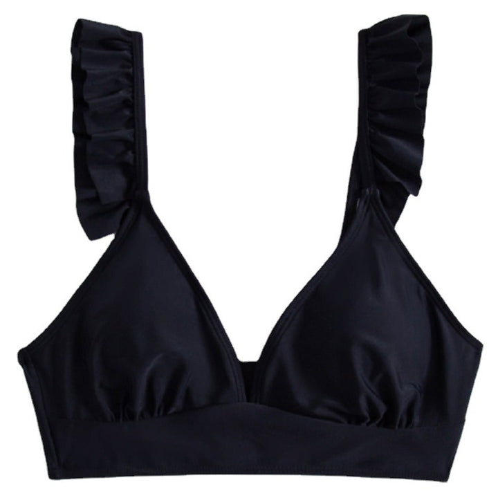 Damen Triangel-Bikinioberteil mit voluminösen Rüschendetails Drune