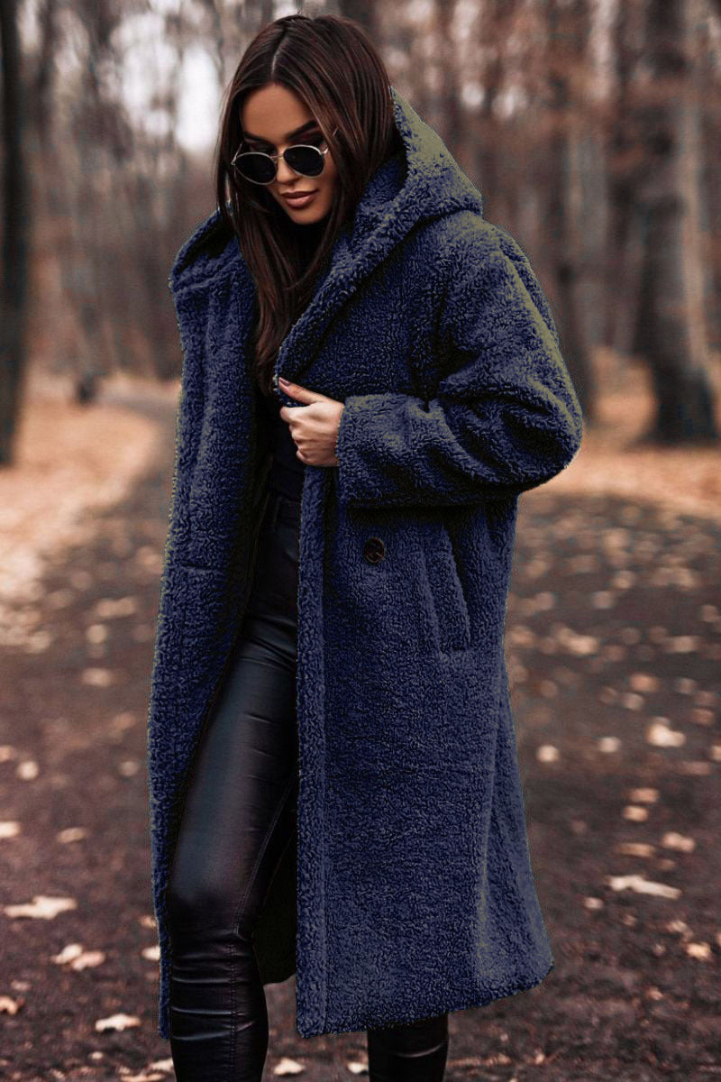 Damen Kuscheliger Oversized-Mantel Drune