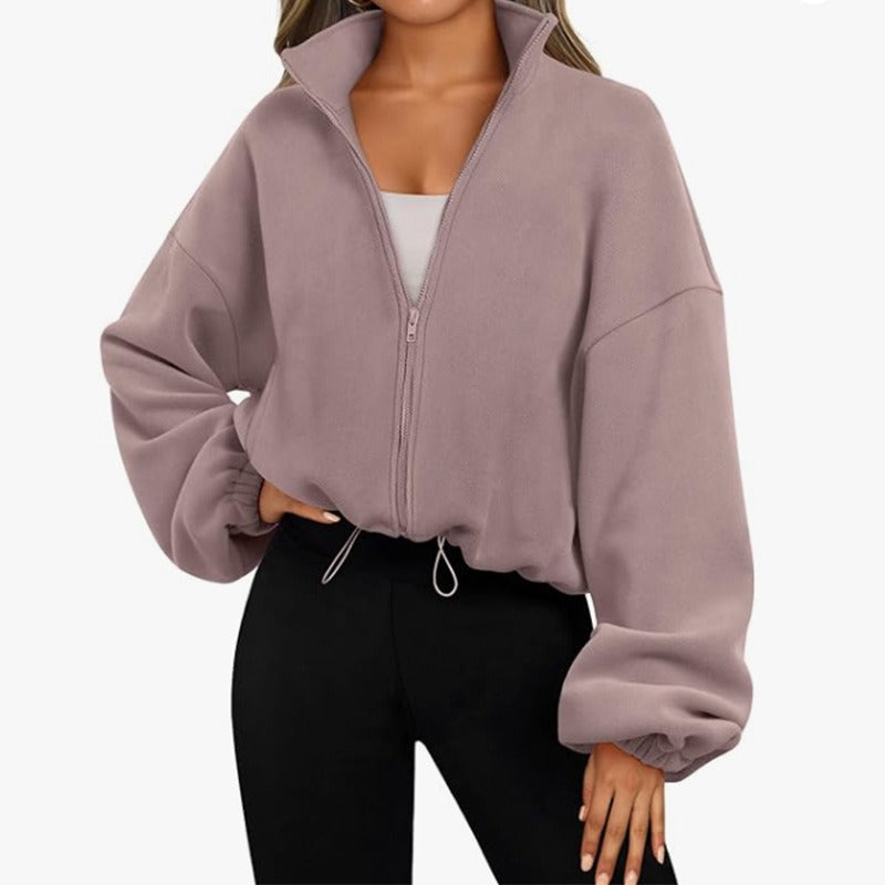 Damen Oversized Sweatjacke Drune