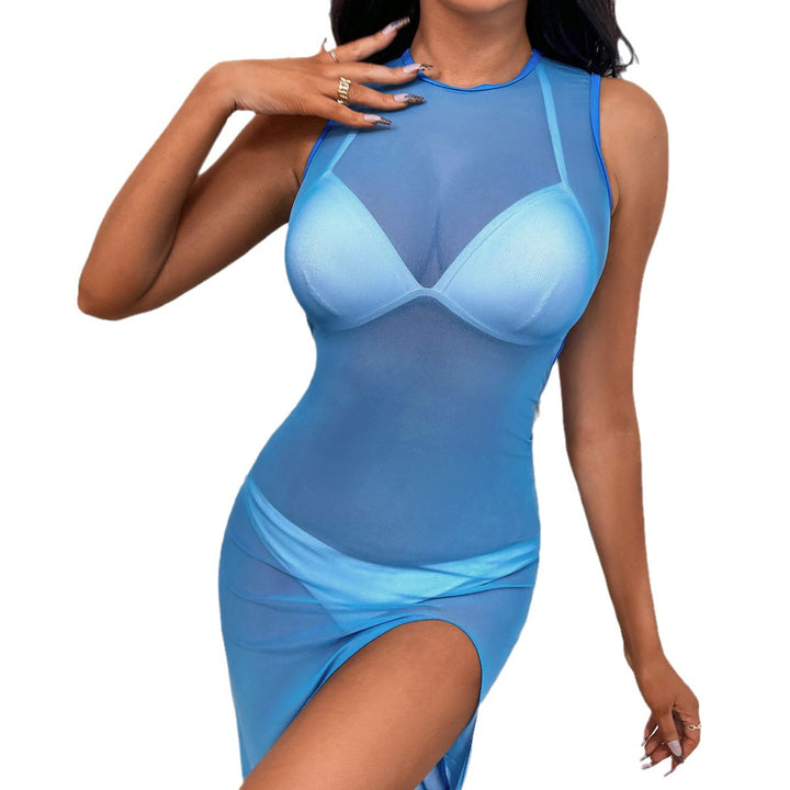Damen Elegantes und transparentes Sommerkleid von Drune