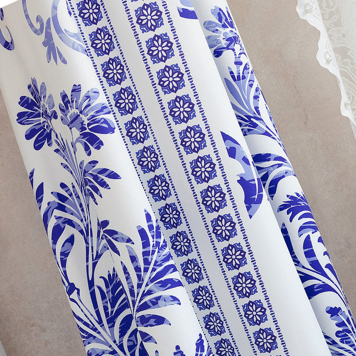 Damen Sommerkleid mit floralen Mustern und leichter luftiger Passform Drune
