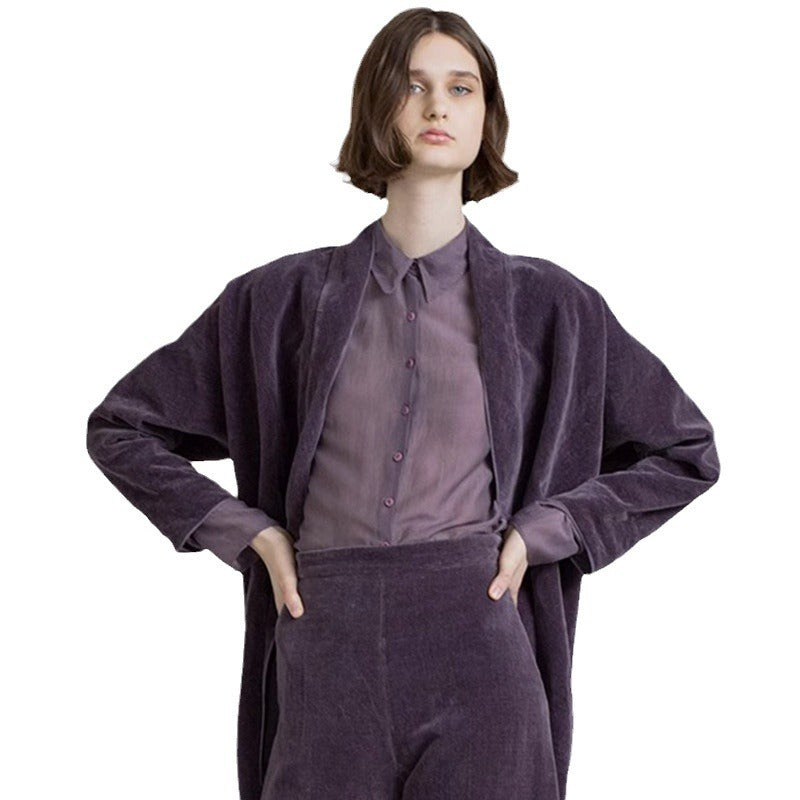 Damen elegante und transparente Bluse Drune