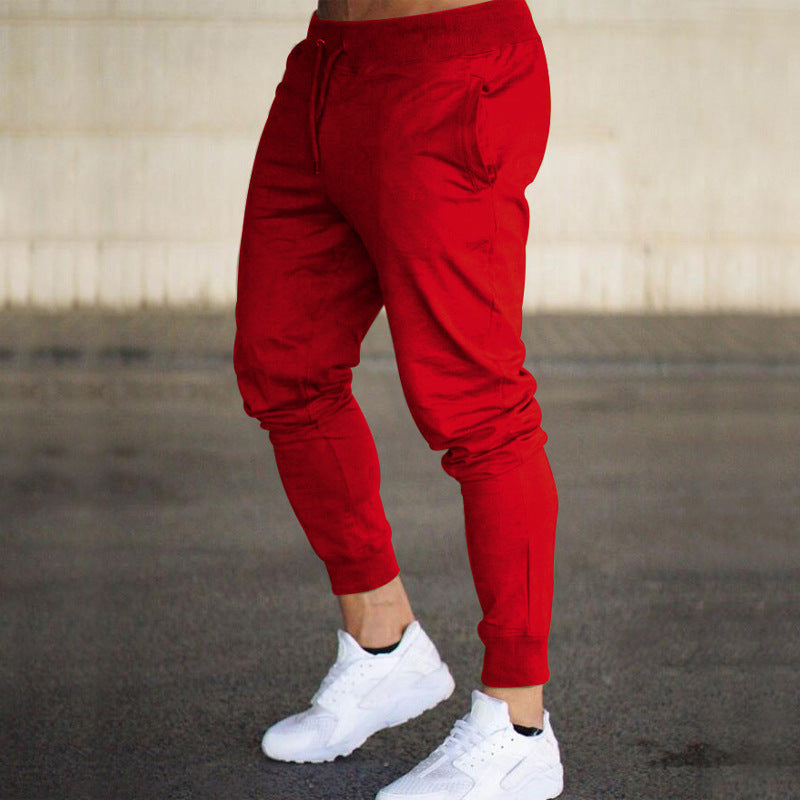 Herren nan konisch zulaufende leistungsorientierte Jogginghose mit elastischem Bund und geripptem Knöchelabschluss Drune