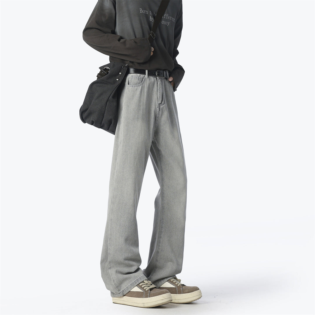 Damen Lässige High-Waist Denim-Hose im Vintage-Stil Drune