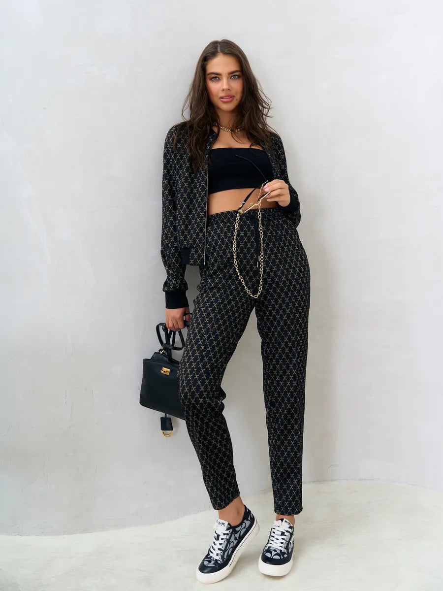 Damen elegantes und komfortables Loungewear-Set Drune