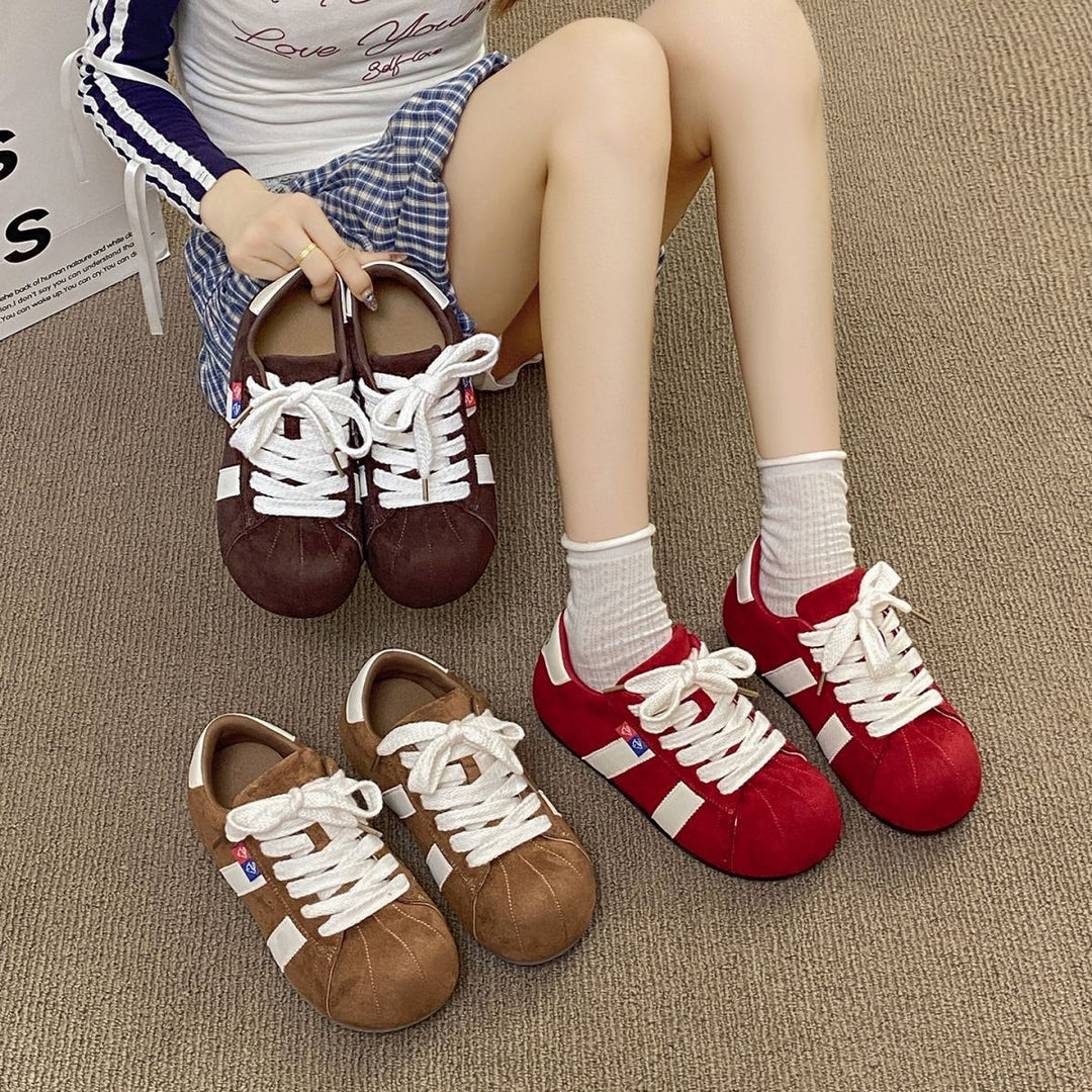 Damen Sportliche Sneakers mit weich gepolsterter Sohle und robustem Obermaterial Drune
