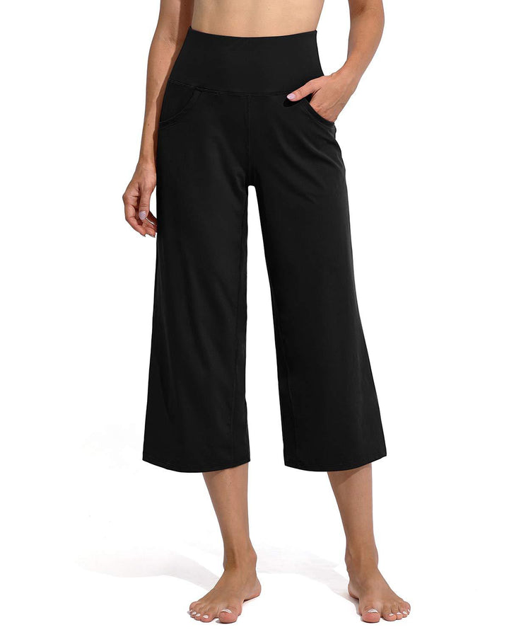 Damen Bequeme Sportliche Culotte mit hohem Bund und praktischen Taschen Drune
