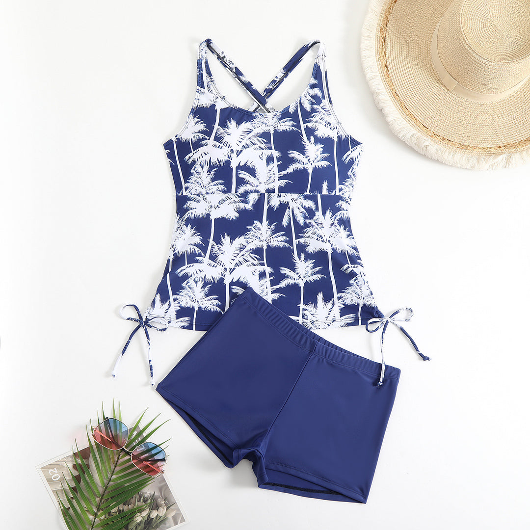Damen Tankini mit verstellbaren Trägern und lässigen Shorts Drune