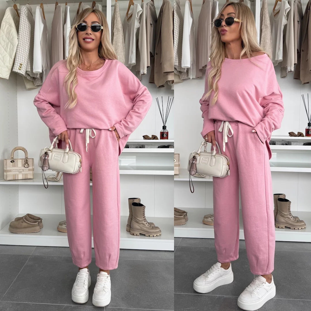 Damen Komfortables Sweat-Outfit Drune
