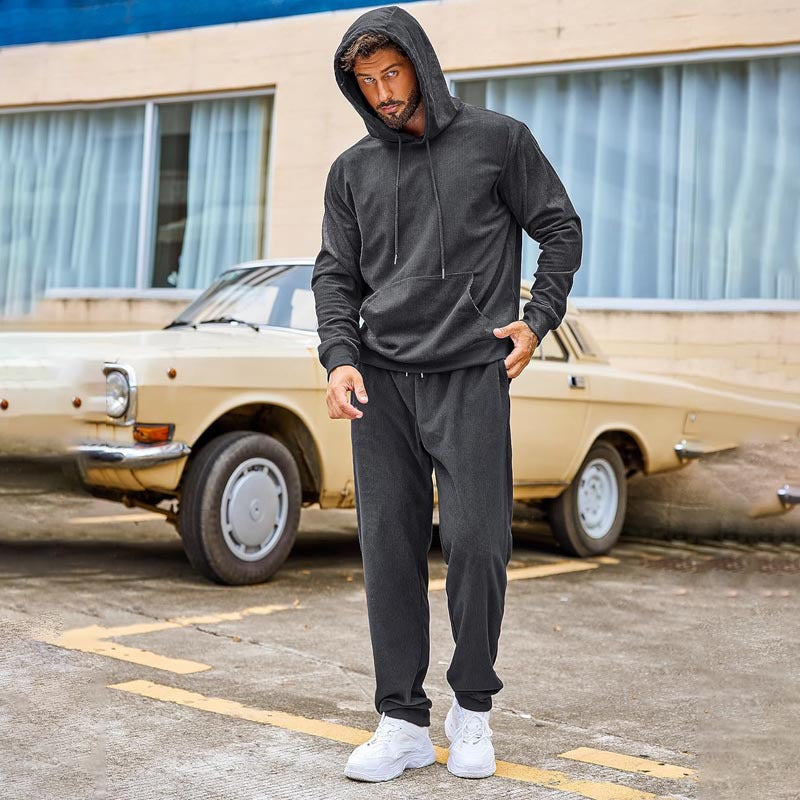 Herren Kapuzenpullover und Jogginghose Set Drune