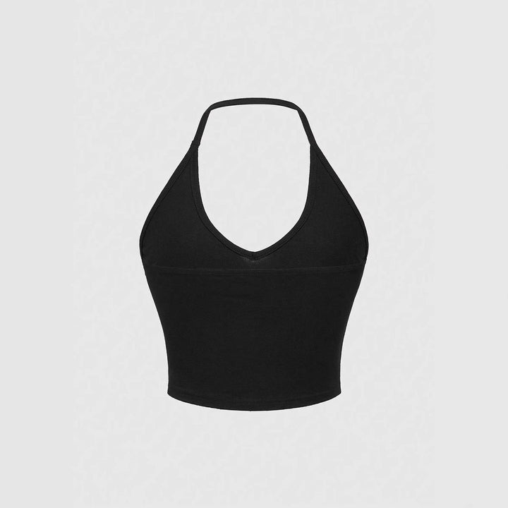 Damen Crop Top mit Schlangendesign Drune