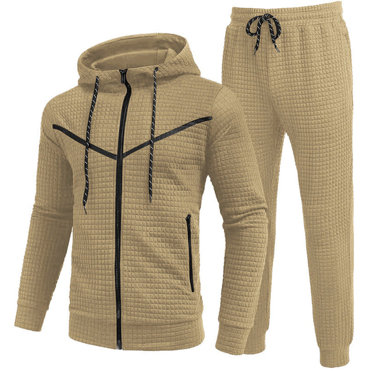 Herren Fleece-Jogginganzug mit strukturiertem Design Drune