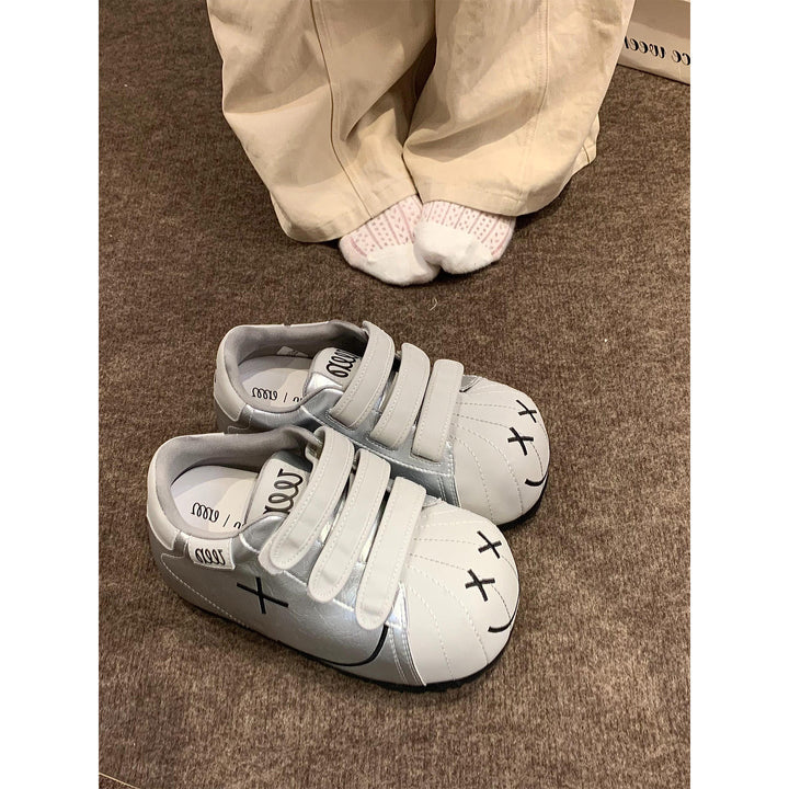 Damen Sneakers mit praktischem Klettverschluss und verspieltem Design Drune