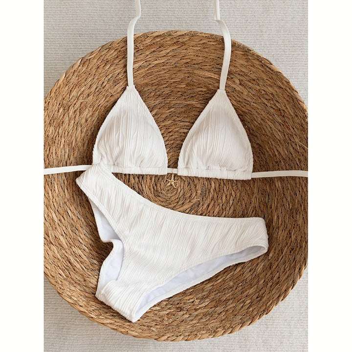 Damen minimalistisches Bikinitop und Slip Drune
