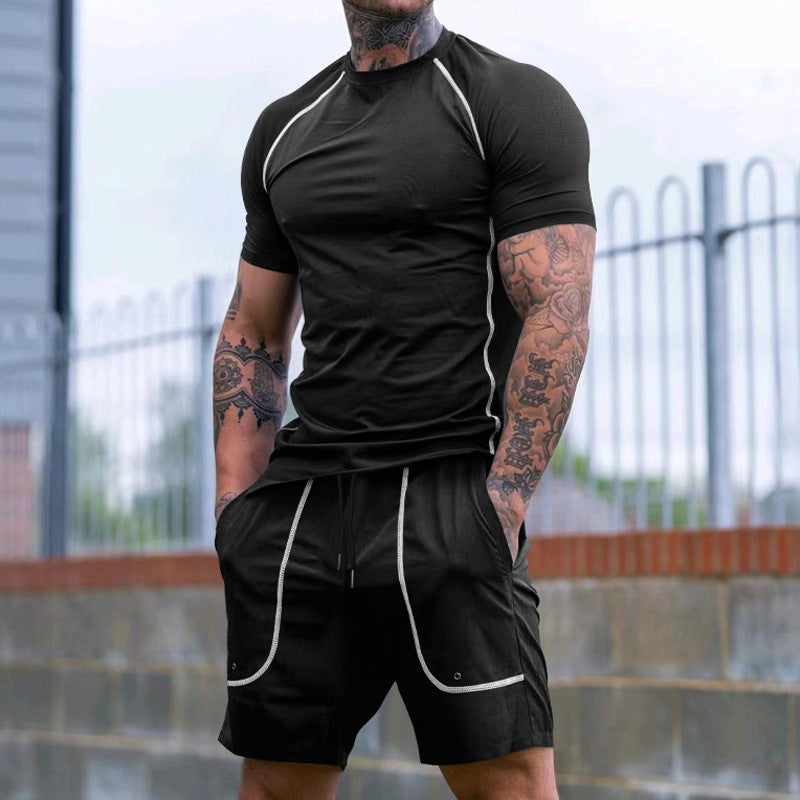 Herren Sportliches Funktions-Set aus atmungsaktivem Material mit vielseitigen Taschen Drune