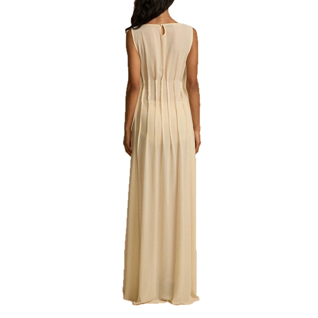 Damen Langes Abendkleid mit raffinierten Falten Drune