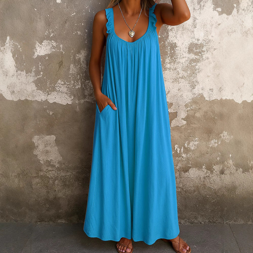 Damen Sommerliches Maxikleid Drune