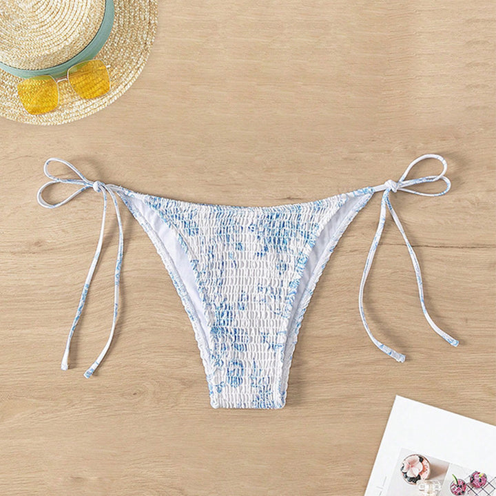Damen Bikinislip mit elastischem Rüschendesign Drune