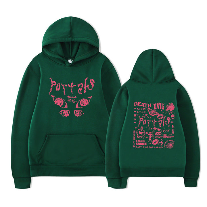 Damen Kapuzenpullover mit kreativem Motiv und bequemer Passform Drune