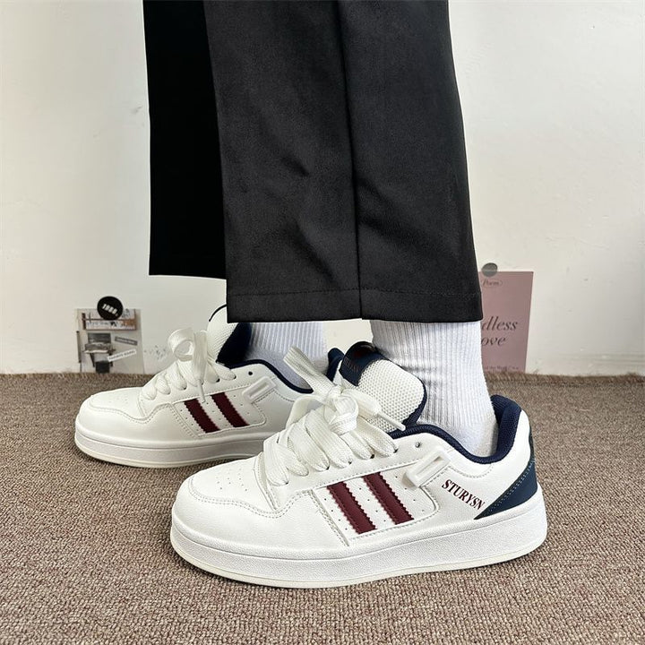 Damen modische Sneakers mit atmungsaktiven Mesh-Einsätzen und rutschfester Sohle Drune