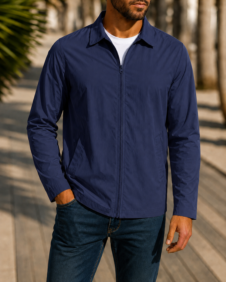 Herren lässige Freizeitjacke mit innovativer Windschutztechnologie Drune