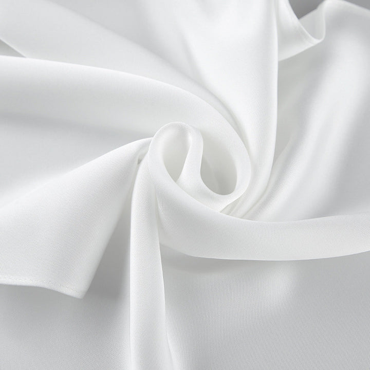 Damen elegantes Wickelkleid mit asymmetrischem Saum und raffinierter Drapierung Drune