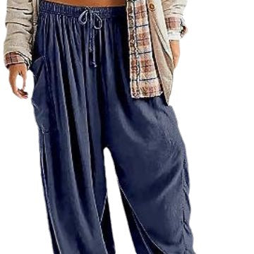 Damen Weite Sommerhosen Drune
